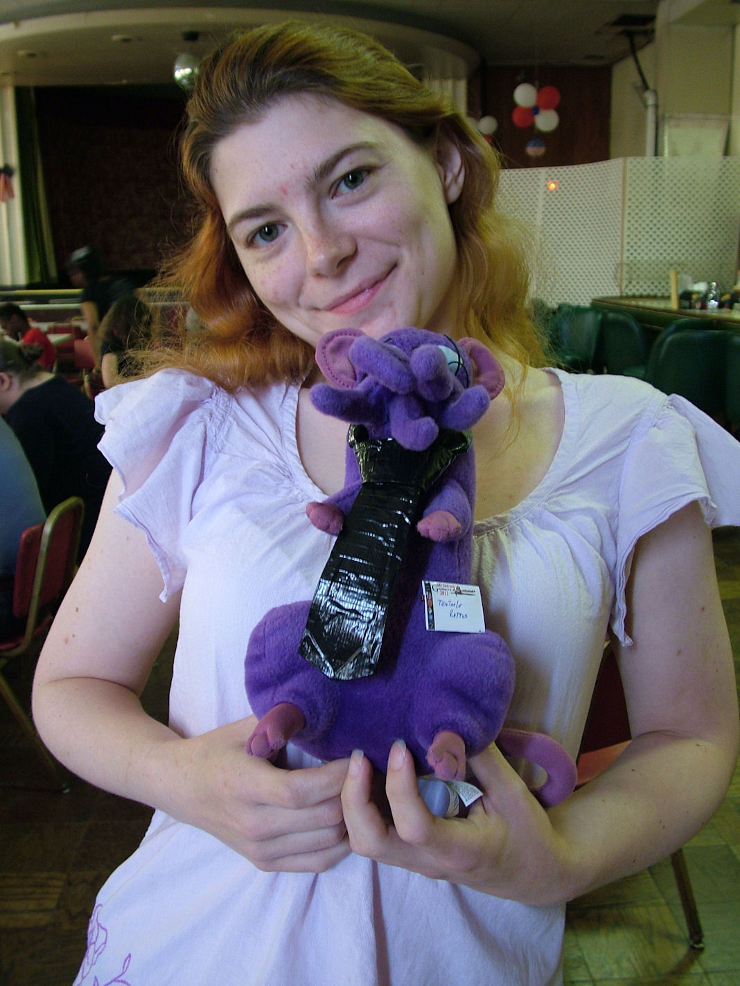 Tentacle Rat and lovely Assistant.