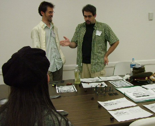 Robert Bell running Battle Fleet Gothic demo!